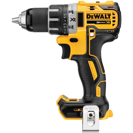 Profile of XR Lithium Ion Compact Brushless compact drill driver .
