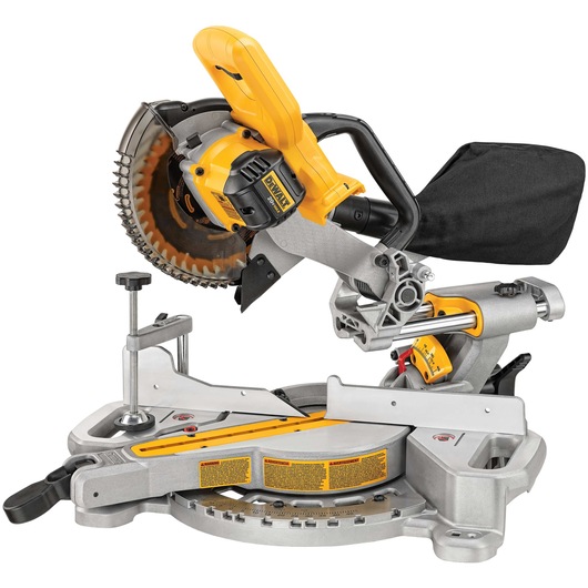 Profile of 7 and 1 quarter inch Sliding Miter Saw
