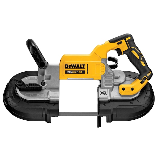 Profile of the XR Brushless Deep Cut Band Saw without battery