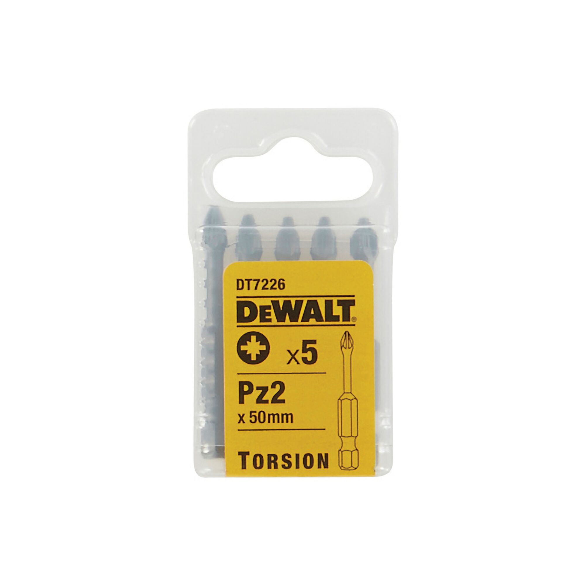 PZ2 50mm Screwdriver Bits (5 Pcs) | DEWALT