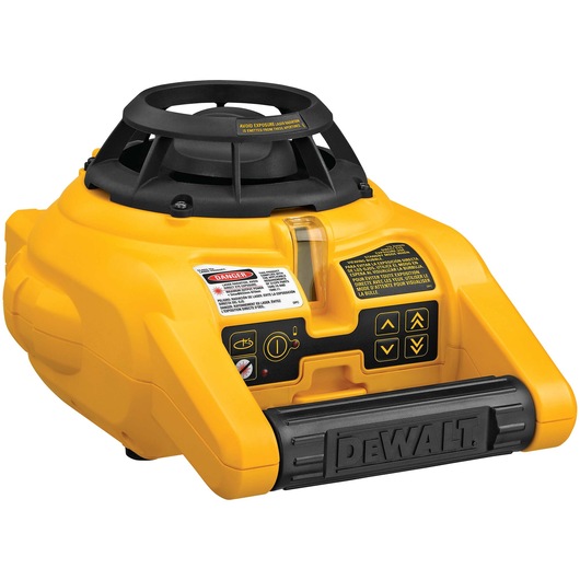 Profile of interior and exterior rotary laser level kit.